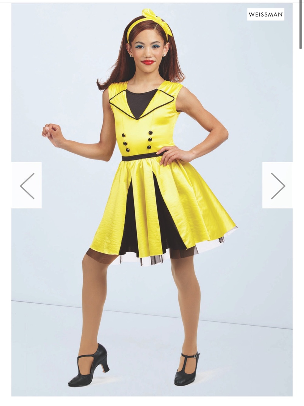 Weissman Johnny Be Good dance costume in Canary